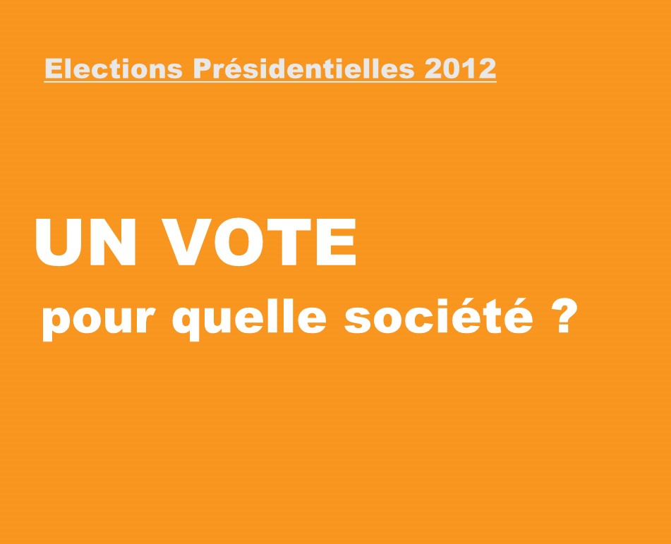 Elections présidentieles 2012